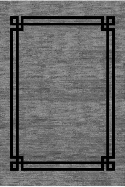 TAPATES İTALİA GREY BLACK MODERN HALI TAPATES İTALİA GREY BLACK MODERN HALI