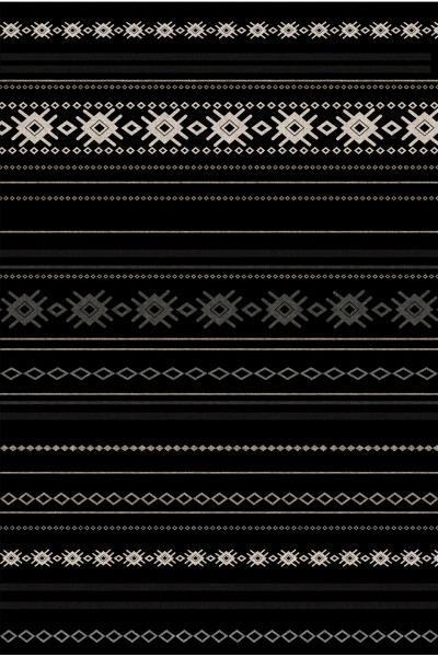 TAPATES CHİNDİ BLACK DEKORATİF HALI TAPATES CHİNDİ BLACK DEKORATİF HALI