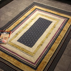 TAPATES RUSTİK NAVY PATCHWORK HALI
