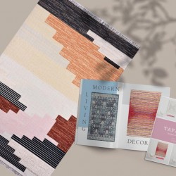 Tapates Rustik Brown Modern Halı Tapates Rustik Brown Modern Halı