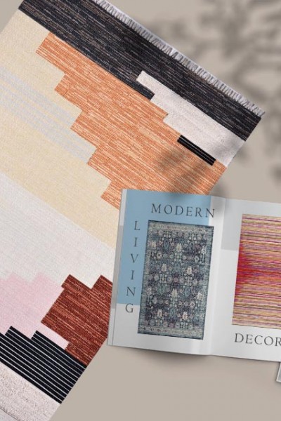 Tapates Rustik Brown Modern Halı