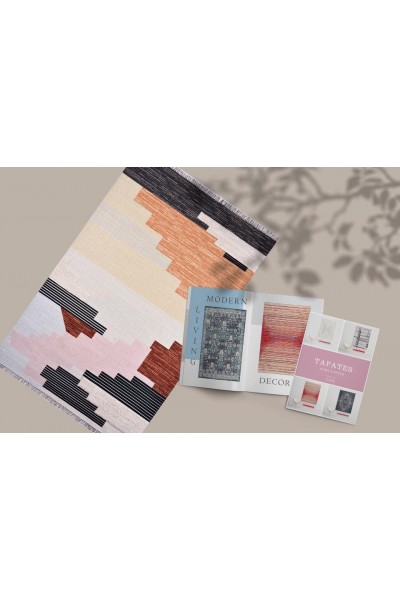 Tapates Rustik Brown Modern Halı