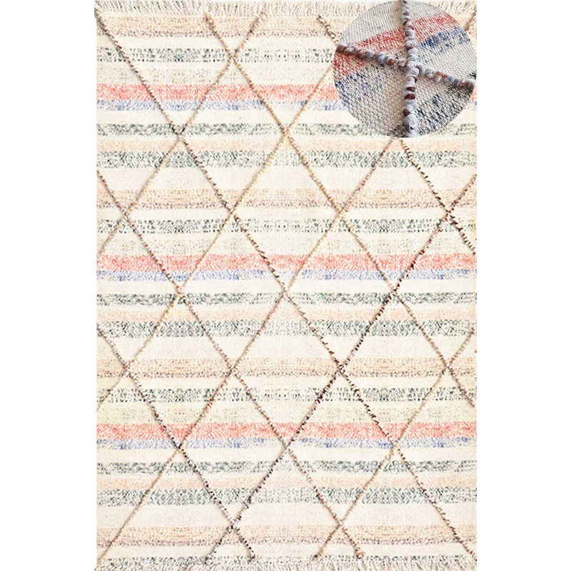 TAPATES RUSTİK PUDRA PATCHWORK HALI TAPATES RUSTİK PUDRA PATCHWORK HALI