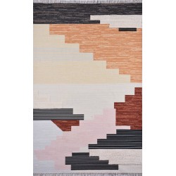 Tapates Rustik Brown Modern Halı