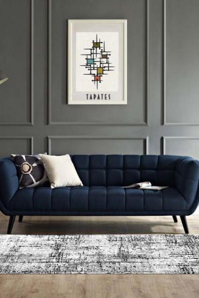 TAPATES GREY TERRA KAYMAZ HALI