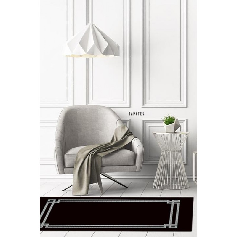 TAPATES İTALİA BLACK MODERN HALI TAPATES İTALİA BLACK MODERN HALI