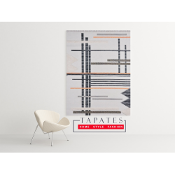 TAPATES RUSTİK CREAM DEKORATİF HALI