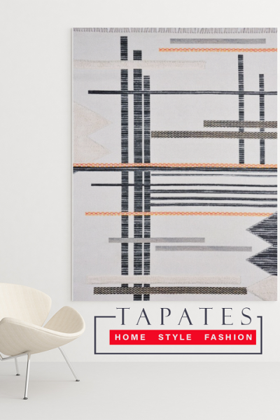 TAPATES RUSTİK CREAM DEKORATİF HALI