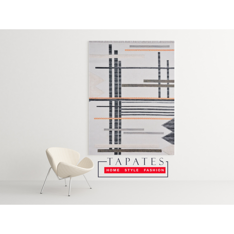 TAPATES RUSTİK CREAM DEKORATİF HALI
